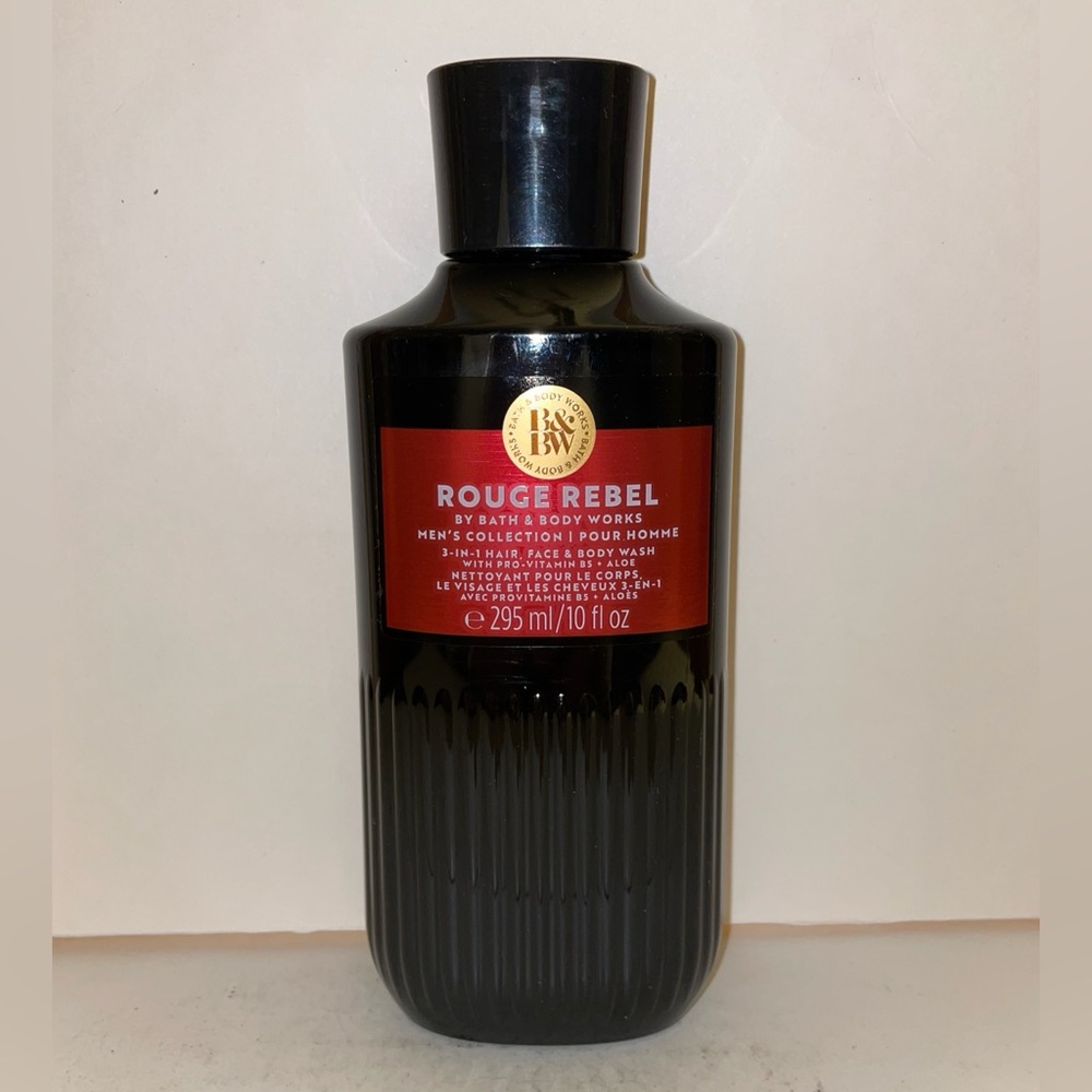 Bath & Body Works Rouge Rebel 3 In 1 Hair Face & Body Wash 10oz Men Discontinued